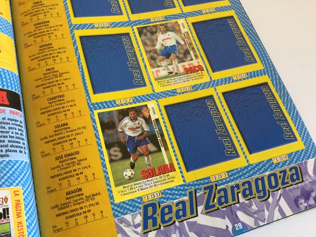MIL Álbum Liga 1999/2000 Panini