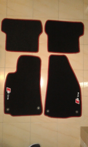 AUDI A4 /& S4 Avant 2008-2015 Deluxe Alfombra a medida coche tapetes Antideslizante