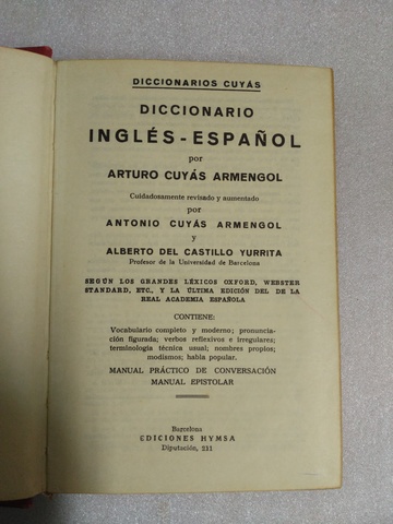 Diccionario De Ingles Español English S - 