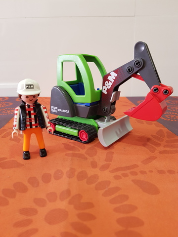 excavadora playmobil 6860