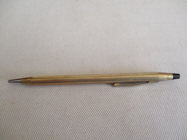 lapicera Nuevo a estrenar . Pencil portaminas Cross Townsend ORO 10 KTS