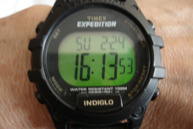 reloj timex expedition indiglo