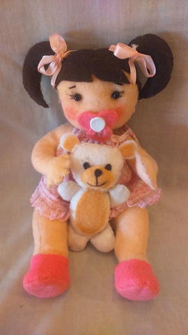 muñecos fieltro personalizados