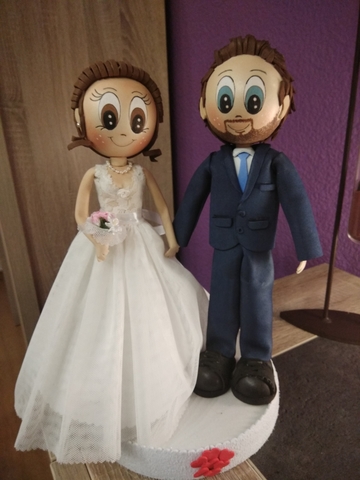 fofuchas de novios