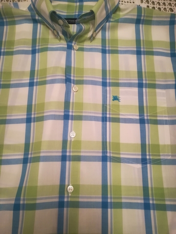 MILANUNCIOS | Comprar y vender moda hombre camisas burberry Burberrys talla 4 marrón cuadros camisa hombre de segunda