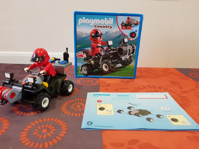quad policia playmobil