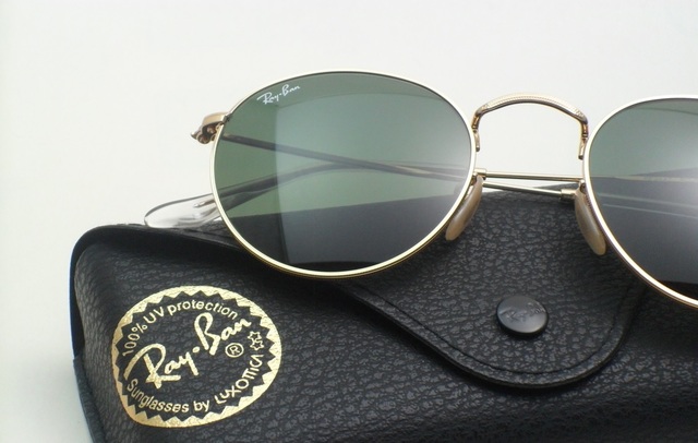 ray ban doradas