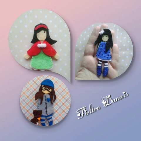 muñecos fieltro personalizados