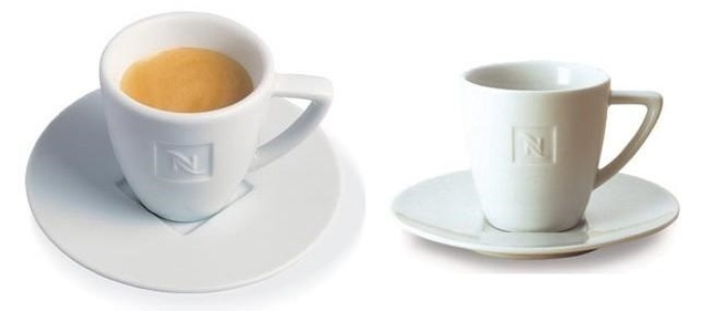 Milanuncios - Juego set nespresso 4 tazas + 4 platos