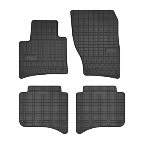 Ajuste Perfecto Alfombra Negra alfombrillas de para VW TOURAN 07 /& gt