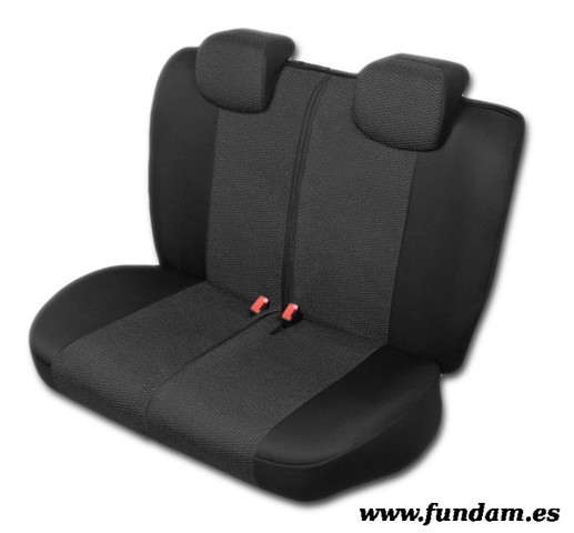Negro Resistente al Agua Trasero Espalda Cubiertas de Asiento de Coche para CITROEN C1 todos los años