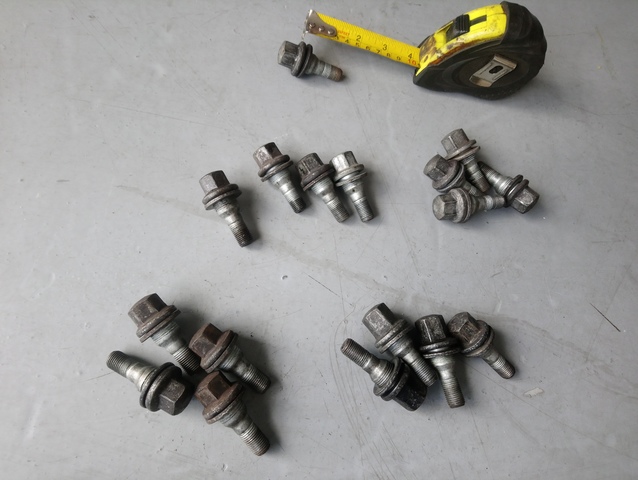 16x vu tornillos para Fiat Punto Cabrio a llantas de aluminio GEM Abe...