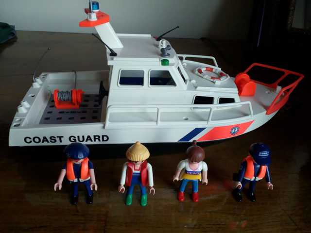 barco bomberos playmobil