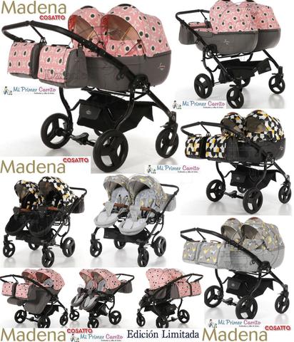 BEBÉ COCHE GEMELAR MADENA DUO BEBÉ COCHE GEMELAR MADENA DUO