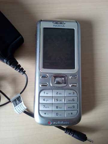 Nokia 6234 teléfono móvil-vodafone logotipo