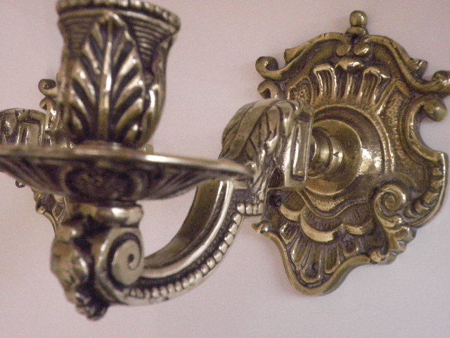 MIL ANUNCIOS.COM - Antiguos candelabros pared bronce