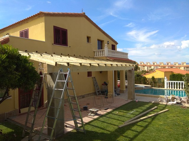 Pergolas de madera en almeria