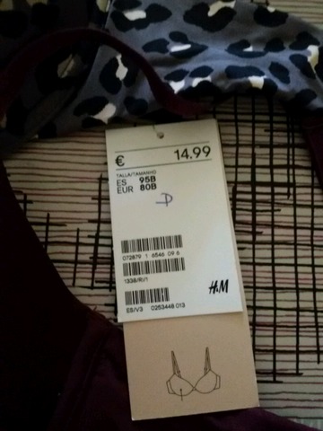 sujetadores h&m tallas