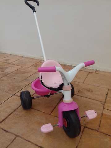 triciclo smoby rosa