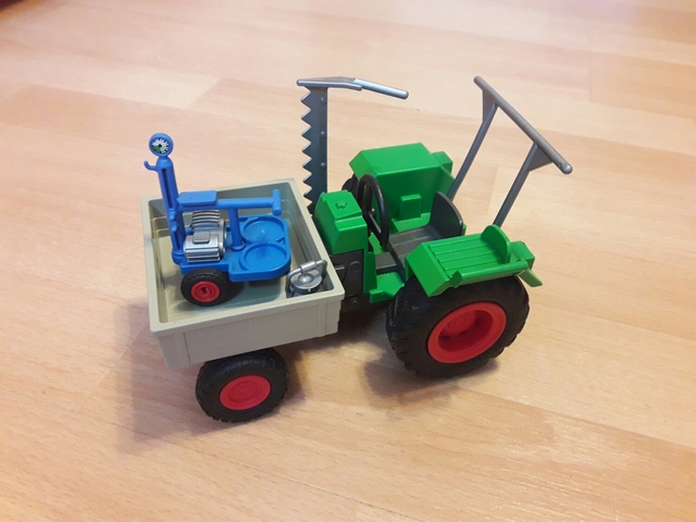 playmobil granja tractor