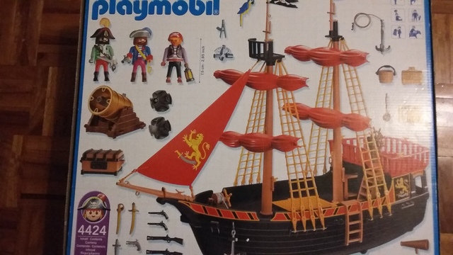 barco pirata playmobil instrucciones