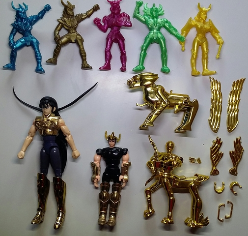 caballeros del zodiaco figuras de accion