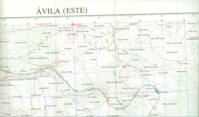 mapa topografico de avila MIL ANUNCIOS.  Mapa topogrÁfico avila este