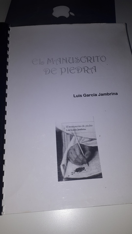 Vendo El Manuscrito De Piedra - 