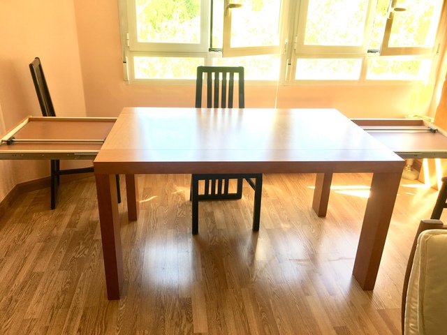 MIL ANUNCIOS.COM - Mesa comedor madera cerezo extensible.