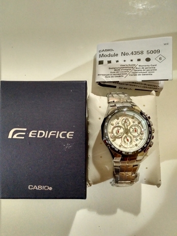 RELOJ CASIO EDIFICE ROJO ACERO INOX AKUA RELOJ CASIO EDIFICE ROJO ACERO INOX AKUA