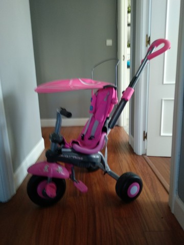 triciclo smart trike rosa