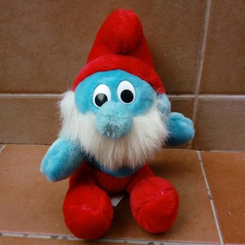 peluche pitufo gruñon