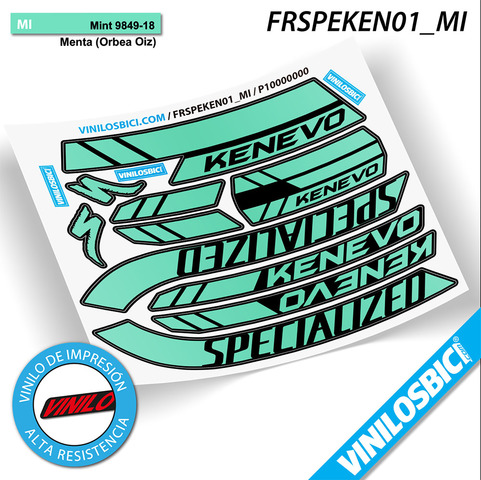 Pegatinas para Bici Juego de Adhesivos en Vinilo para Bici Specialized STUMPJUMPER Pegatinas Cuadro Bici Sticker Decorativo Bicicleta