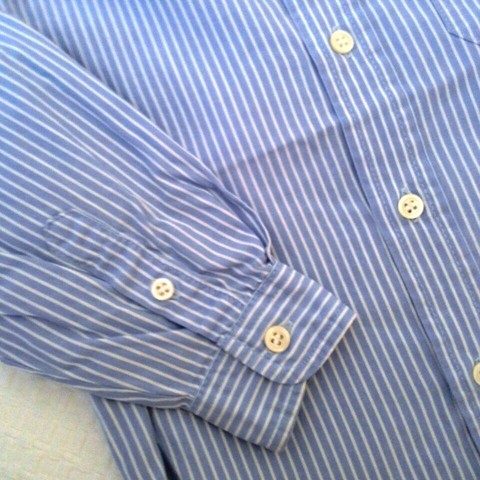 MIL ANUNCIOS.COM ***Camisa de raya***Zara MIL ANUNCIOS.COM Camisa de rayas de Zara,Blanca y Azul