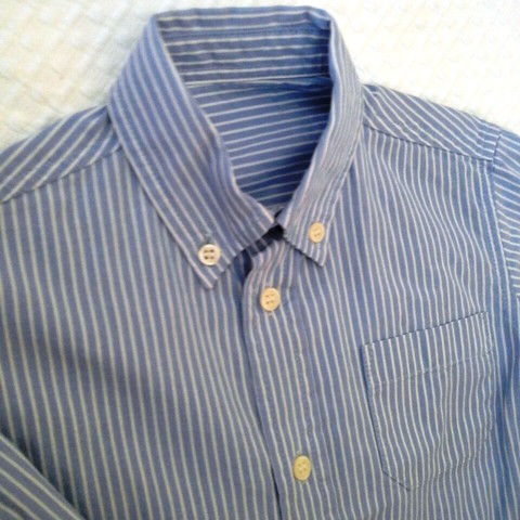 MIL ANUNCIOS.COM ***Camisa de raya***Zara MIL ANUNCIOS.COM Camisa de rayas de Zara,Blanca y Azul