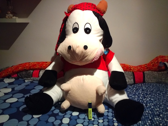 peluche vaca gigante