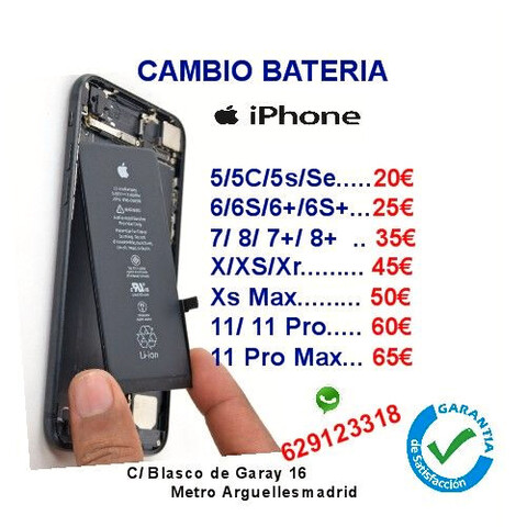 Cambiar Batería iPhone 11 Pro