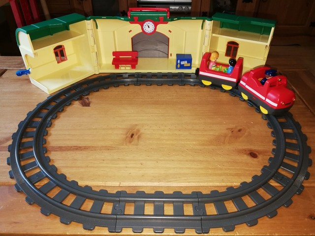 tren maletin playmobil 123