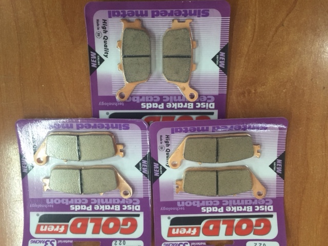Goldfren S3 Cerámica Carbono Delantera Pastillas De Freno Yamaha Yz 250 1989-1997 Tt 350 1991