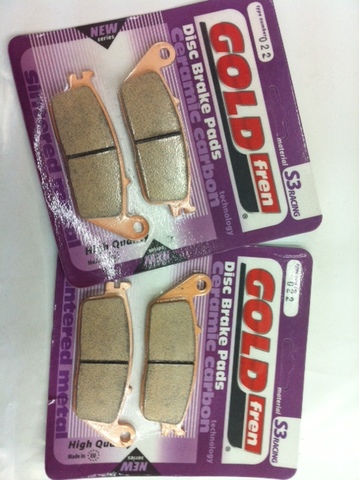 Front Disc Brake Pads for KTM 640 Adventure-R 1999 625cc  By GOLDfren