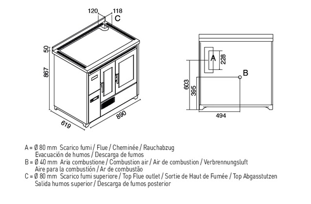 MIL ANUNCIOS.COM - Cocina pellet hor enrica 9,3 kw evacalor