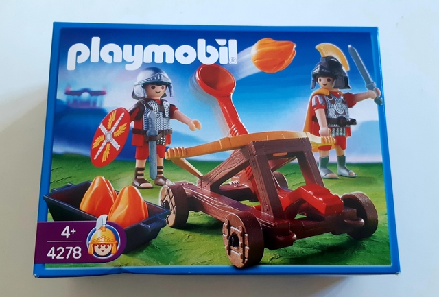 playmobil catapulta romana