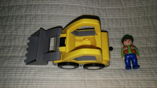 excavadora playmobil 123