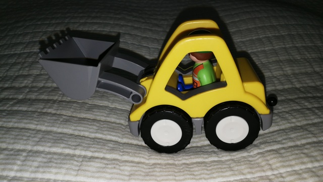 excavadora playmobil 123