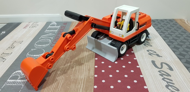 excavadora playmobil 6860
