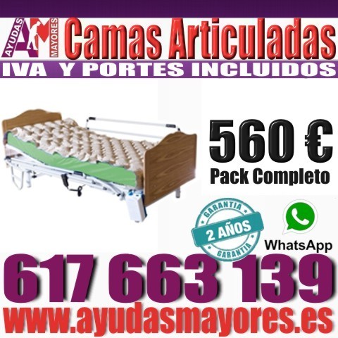 CAMA ARTICULADA ELECTRICA COMPLETA