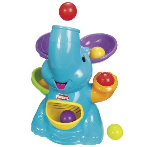 elefante tira bolas fisher price