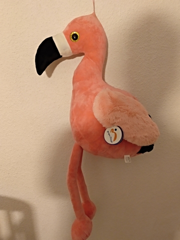 peluche flamenco gigante