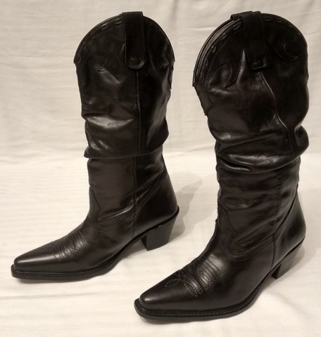 botas camperas negras