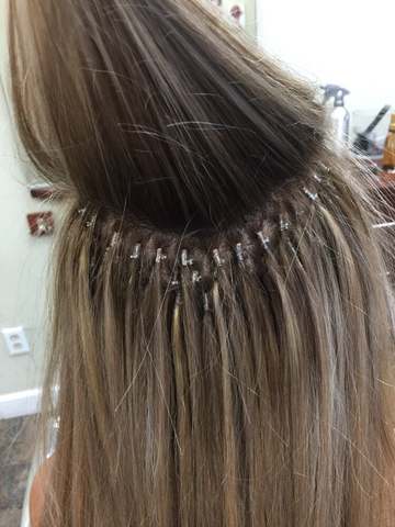 extension de cabello cosidas
